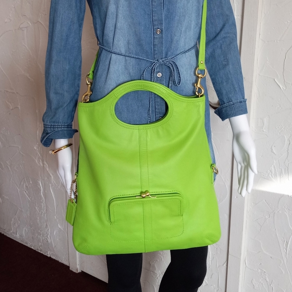 Coach Ergo Convertible, Leather 3-Way Tote - Picture 16 of 16